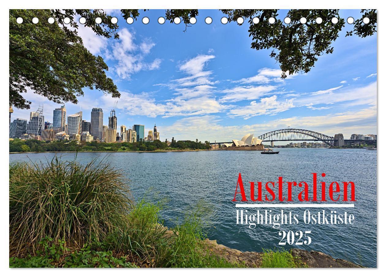 Cover: 9783383798757 | Australien - Highlights Ostküste (Tischkalender 2025 DIN A5 quer),...