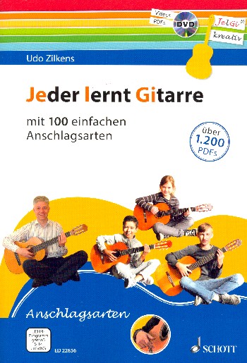 Cover: 9790001166935 | Jeder Lernt Gitarre ? Anschlagsarten | Udo Zilkens | Taschenbuch