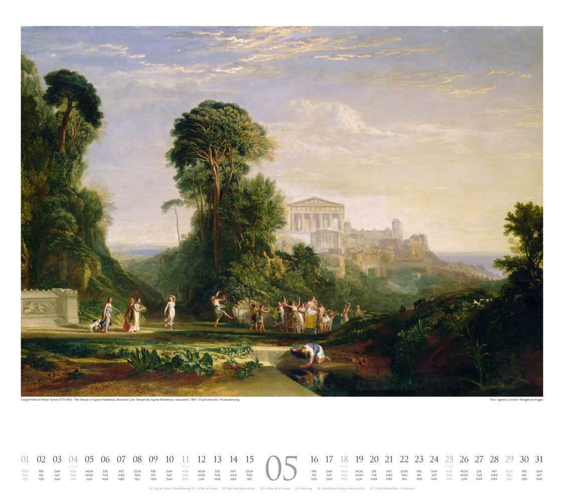 Bild: 9783838425658 | William Turner Kalender 2025 | William Turner (u. a.) | Kalender