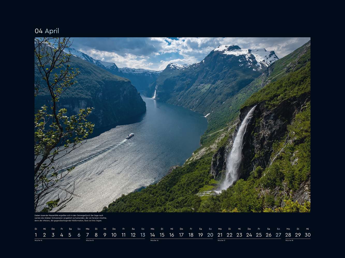 Bild: 9783965913585 | Norwegen - KUNTH Wandkalender 2025 | Kalender | 14 S. | Deutsch | 2025