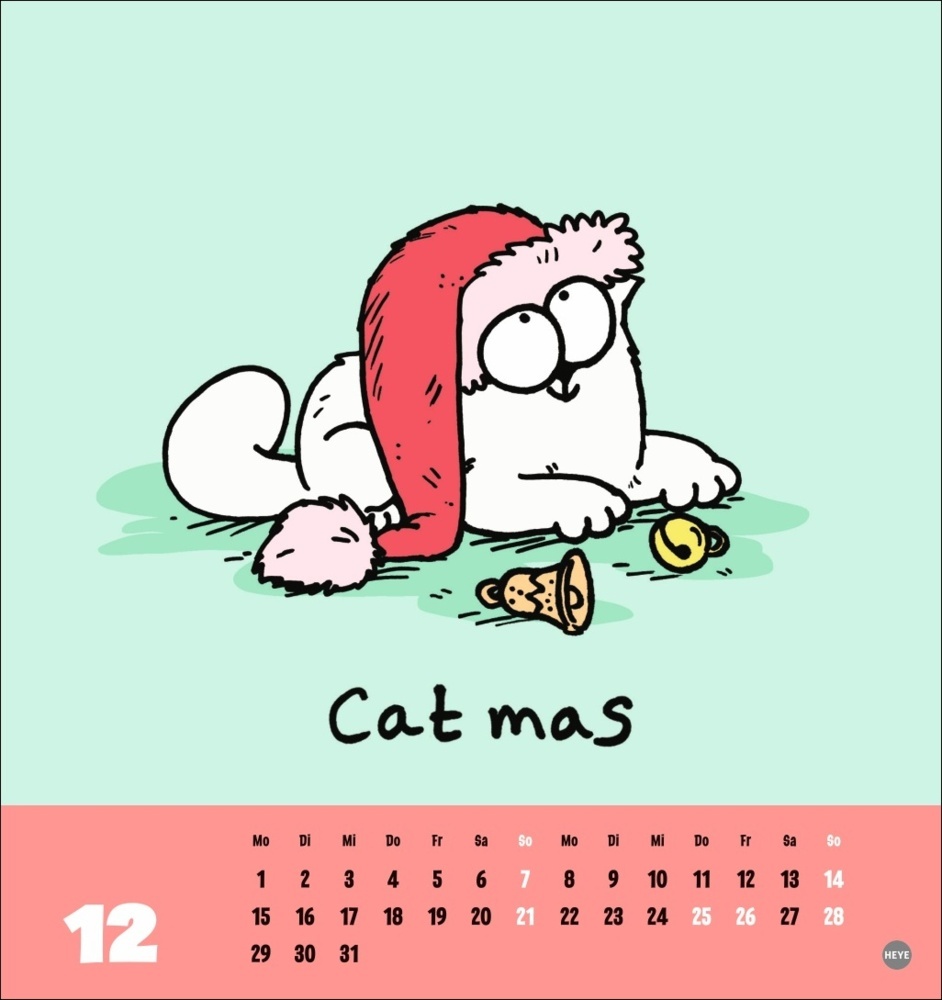 Bild: 9783756408610 | Simons Katze Postkartenkalender 2025 | Simon Tofield | Kalender | 2025