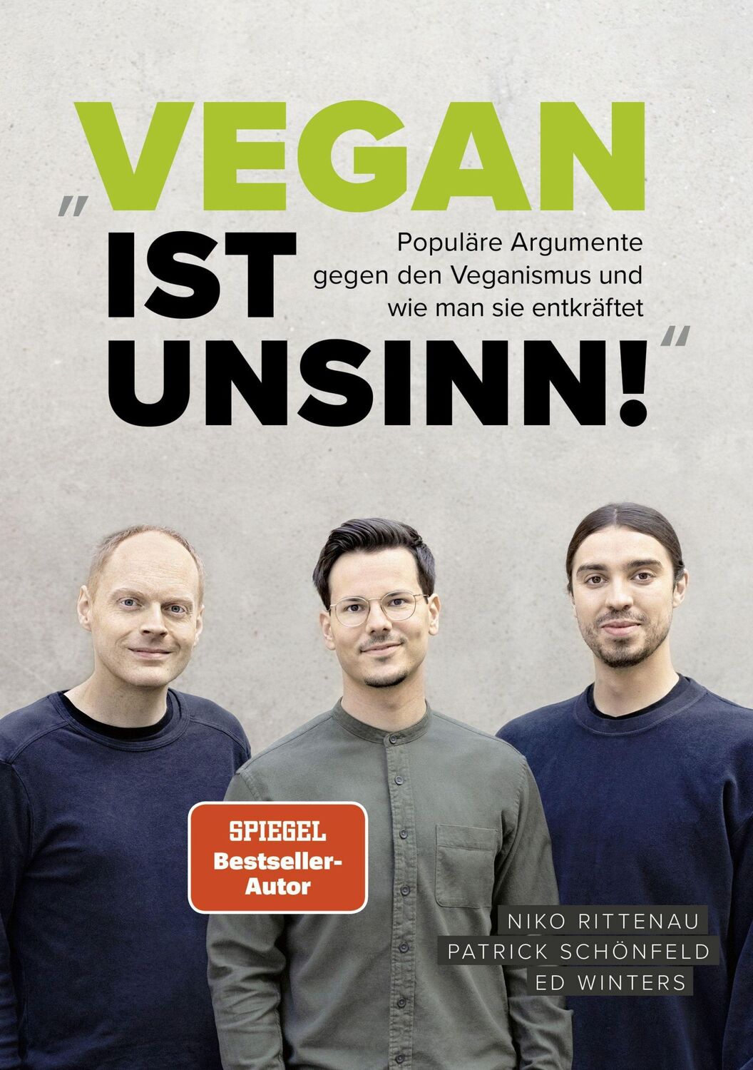 Cover: 9783955751937 | "Vegan ist Unsinn!" | Niko Rittenau (u. a.) | Buch | 368 S. | Deutsch