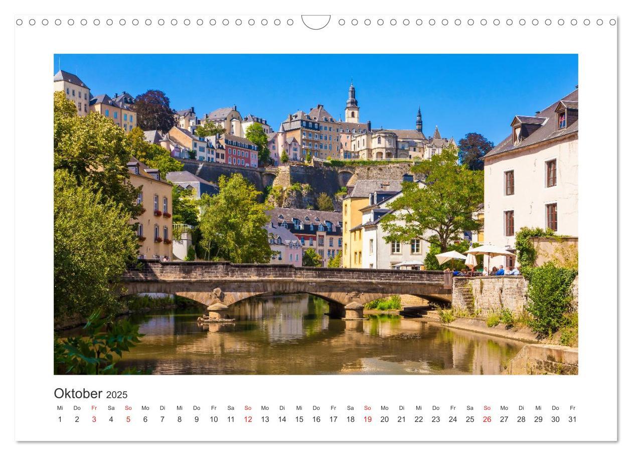 Bild: 9783435592159 | LUXEMBURG Stadt der Kontraste (Wandkalender 2025 DIN A3 quer),...