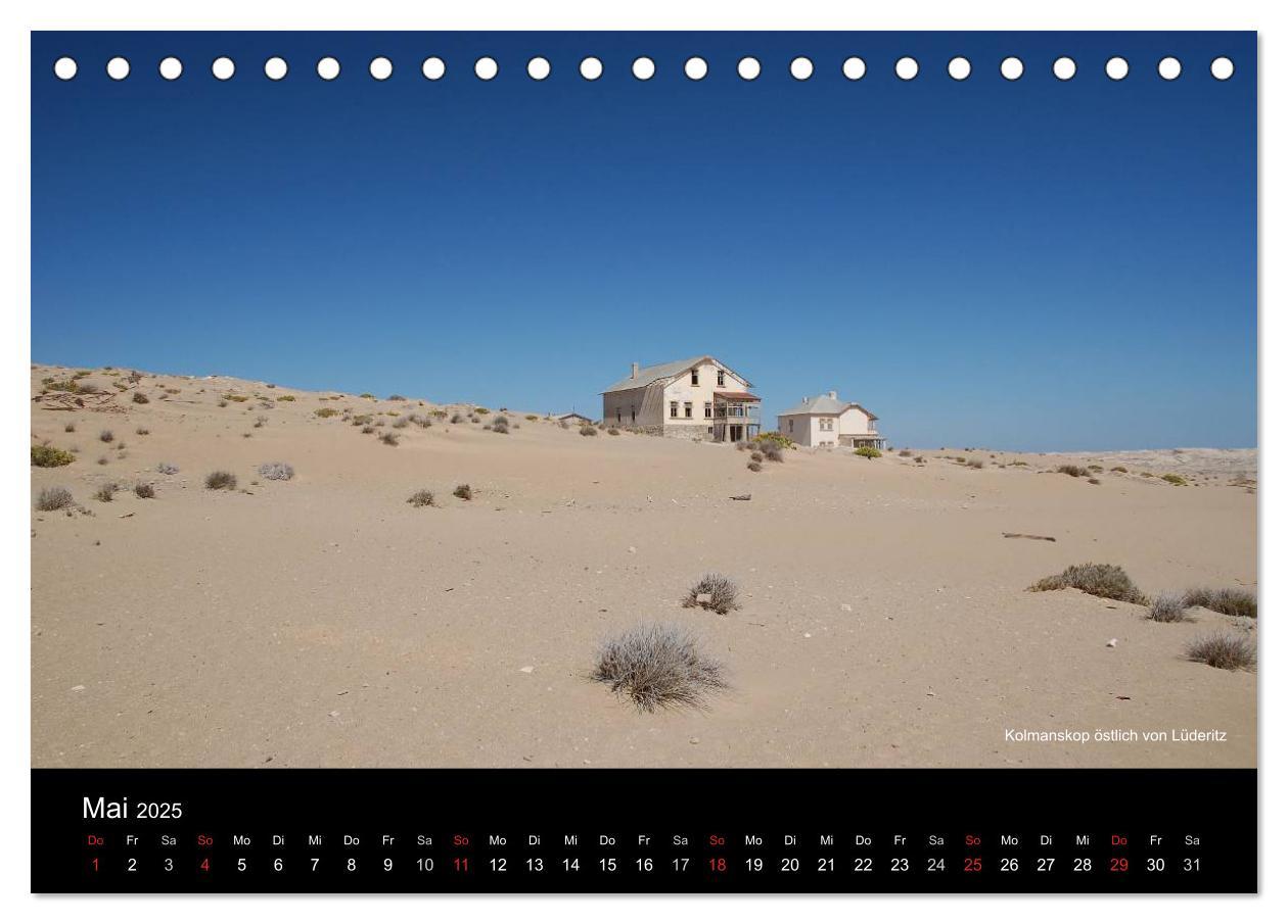 Bild: 9783435786336 | Namibia (Tischkalender 2025 DIN A5 quer), CALVENDO Monatskalender