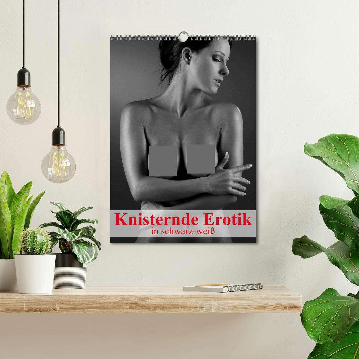 Bild: 9783457035900 | Knisternde Erotik in schwarz-weiß (Wandkalender 2025 DIN A3 hoch),...