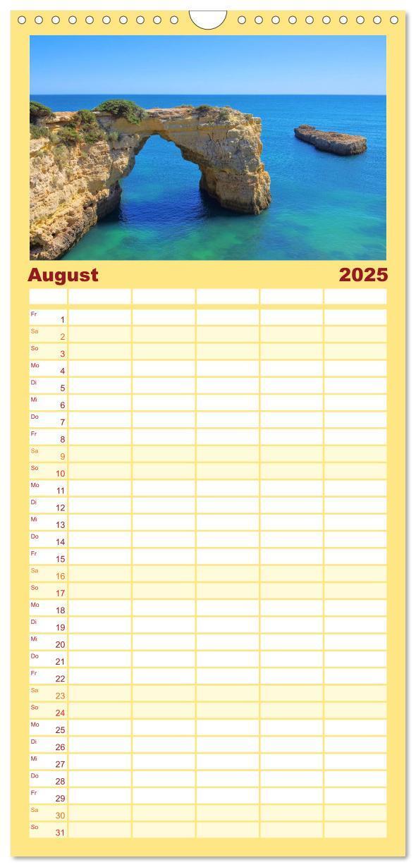 Bild: 9783457119150 | Familienplaner 2025 - Portugal mit 5 Spalten (Wandkalender, 21 x 45...