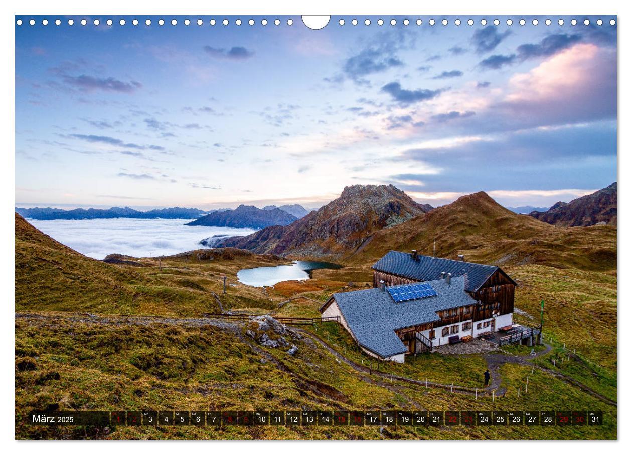 Bild: 9783435271313 | Hüttenzauber: Berghütten in den Alpen (Wandkalender 2025 DIN A3...