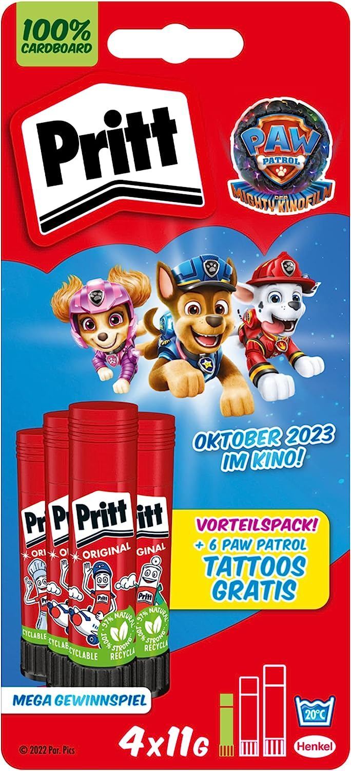 Cover: 4057278014051 | Pritt Kleben Pritt Klebestift Alles steht Kopf 2, 4x11g...