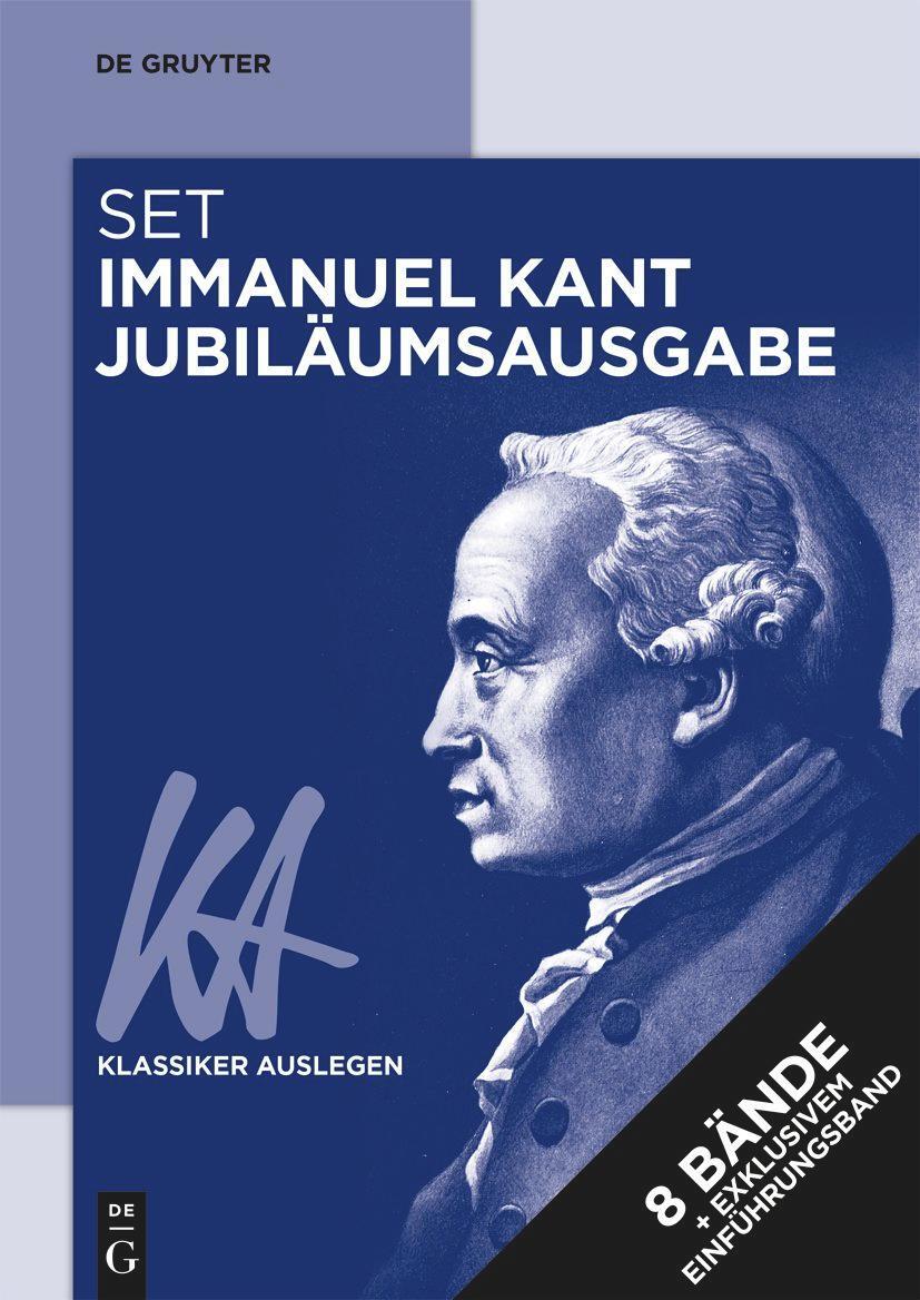 Cover: 9783110996258 | [Set Kant Jubiläumsausgabe] | Taschenbuch | Klassiker auslegen | 2024