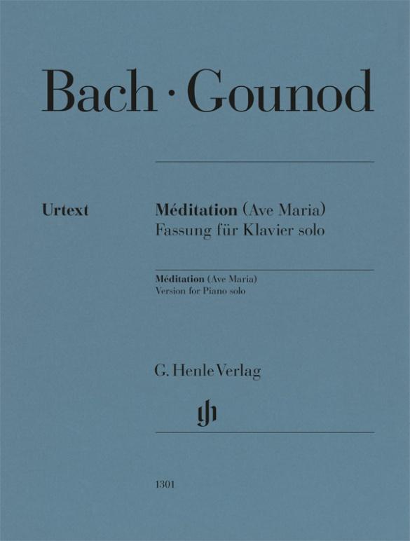 Cover: 9790201813011 | Charles Gounod - Méditation, Ave Maria (Johann Sebastian Bach) | Condé