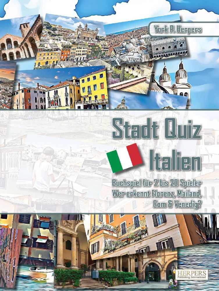 Cover: 9783946825869 | Stadt Quiz Italien Buchspiel für 2 bis 20 Spieler Wer erkennt...