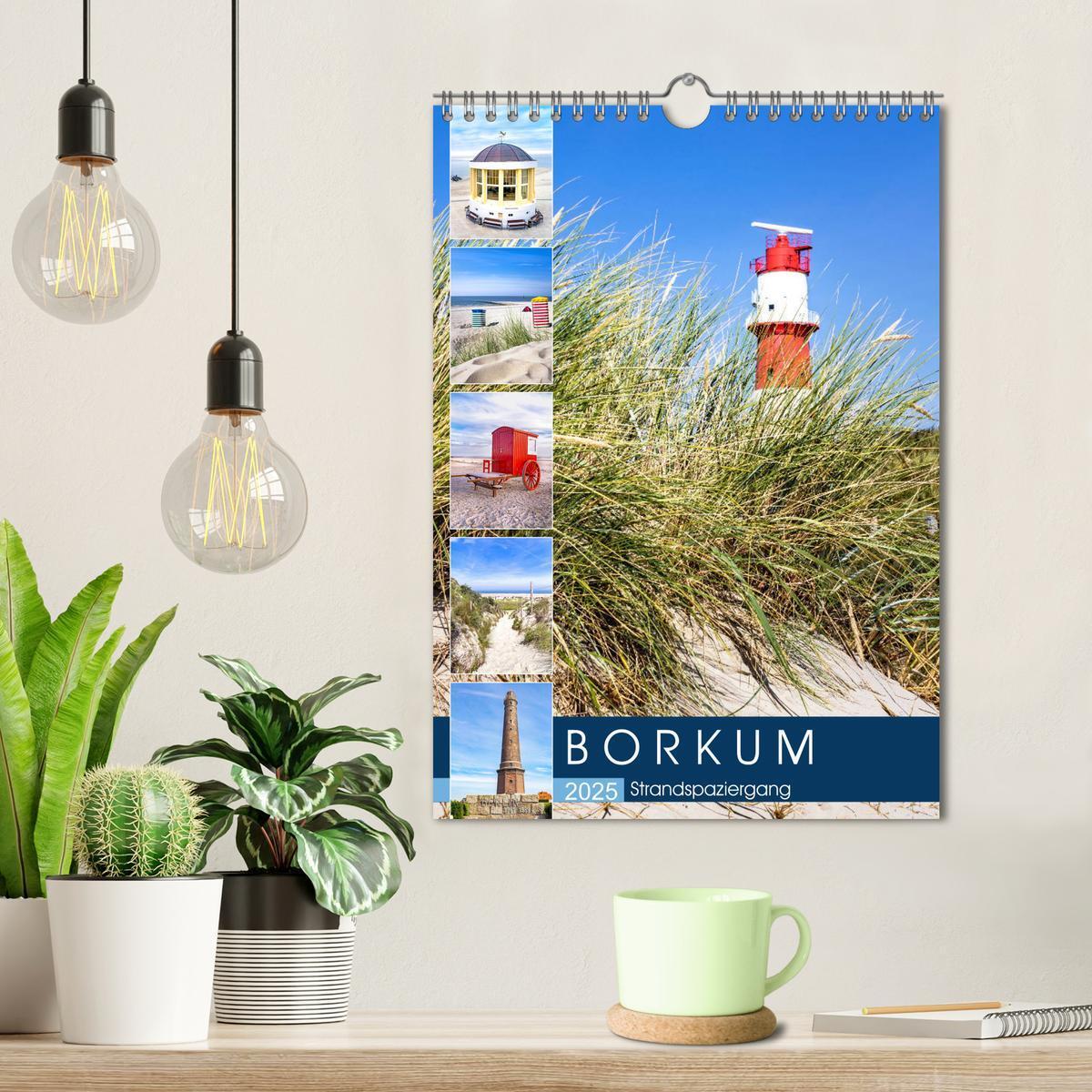 Bild: 9783435972050 | Borkum Strandspaziergang (Wandkalender 2025 DIN A4 hoch), CALVENDO...