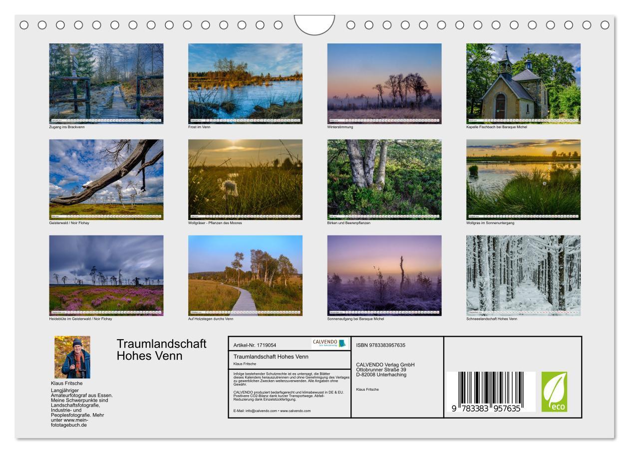 Bild: 9783383957635 | Traumlandschaft Hohes Venn (Wandkalender 2025 DIN A4 quer),...