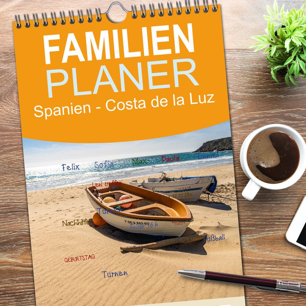 Bild: 9783457099353 | Familienplaner 2025 - Spanien - Costa de la Luz mit 5 Spalten...