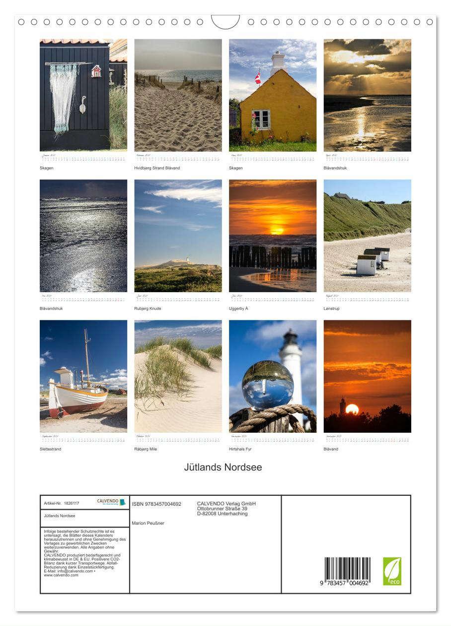 Bild: 9783457004692 | Jütlands Nordsee (Wandkalender 2025 DIN A3 hoch), CALVENDO...