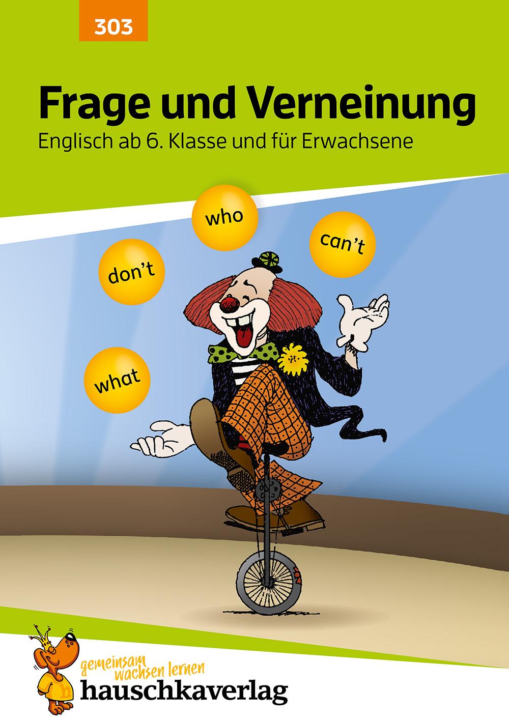 Cover: 9783881003032 | Englisch - Frage und Verneinung. Englisch ab 6. Klasse und für...