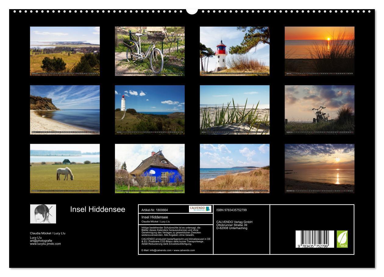 Bild: 9783435752799 | Insel Hiddensee (hochwertiger Premium Wandkalender 2025 DIN A2...