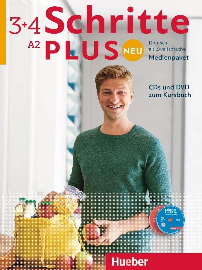 Cover: 9783191210830 | Schritte plus Neu 3+4 A2 Audio-CDs und 1 DVD zum Kursbuch. Medienpaket