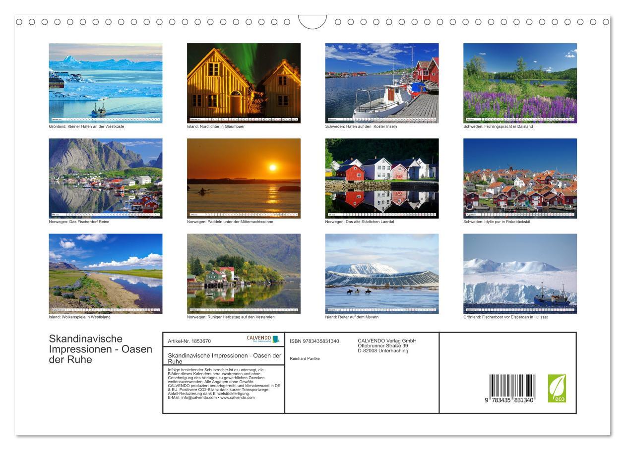 Bild: 9783435831340 | Skandinavische Impressionen - Oasen der Ruhe (Wandkalender 2025 DIN...