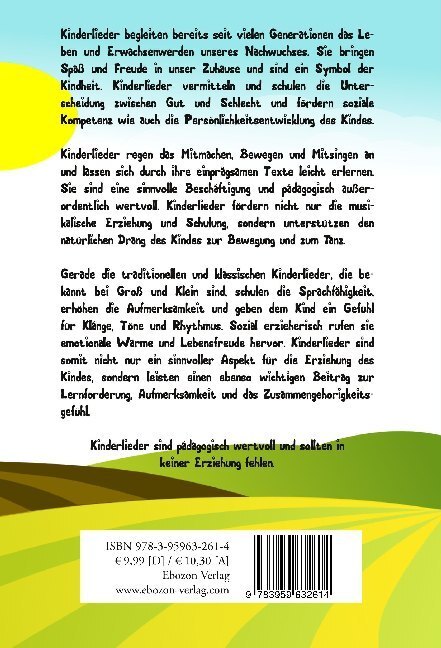 Bild: 9783959632614 | Die große Kinderlieder Sammlung | Dana Zimmermann | Taschenbuch | 2016