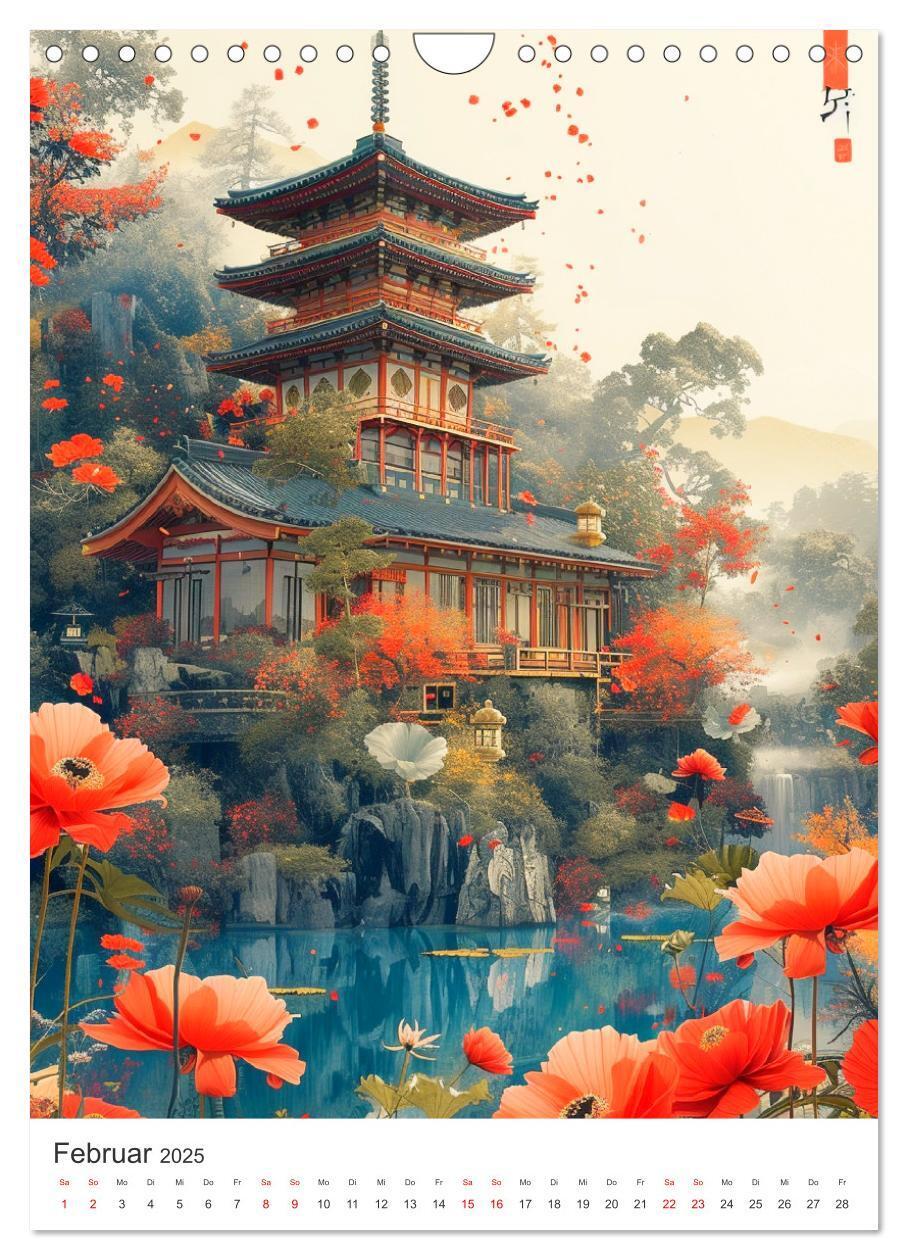 Bild: 9783383815966 | Japan. Impressionen im Aquarell-Stil (Wandkalender 2025 DIN A4...