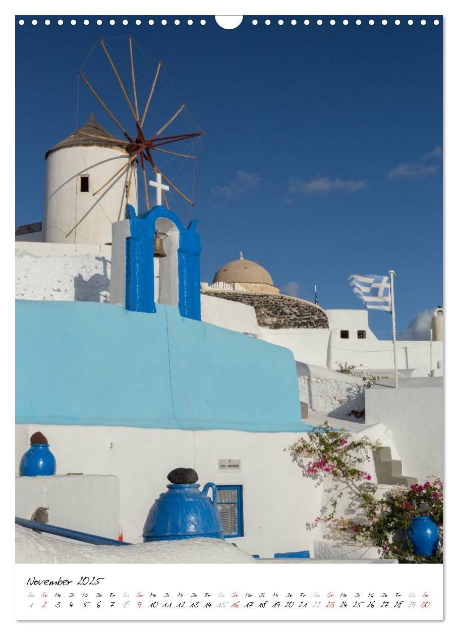 Bild: 9783457053485 | Insel des Lichts - Santorini (Wandkalender 2025 DIN A3 hoch),...