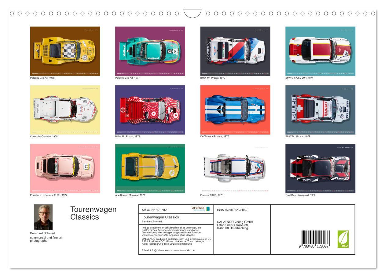 Bild: 9783435128082 | Tourenwagen Classics (Wandkalender 2025 DIN A3 quer), CALVENDO...