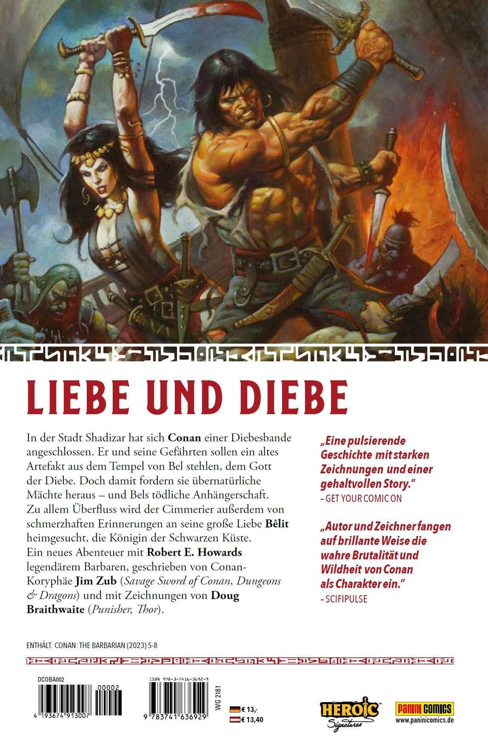 Rückseite: 9783741636929 | Conan der Barbar | Bd. 2 (2. Serie): Der Dieb und die Piratin | Buch