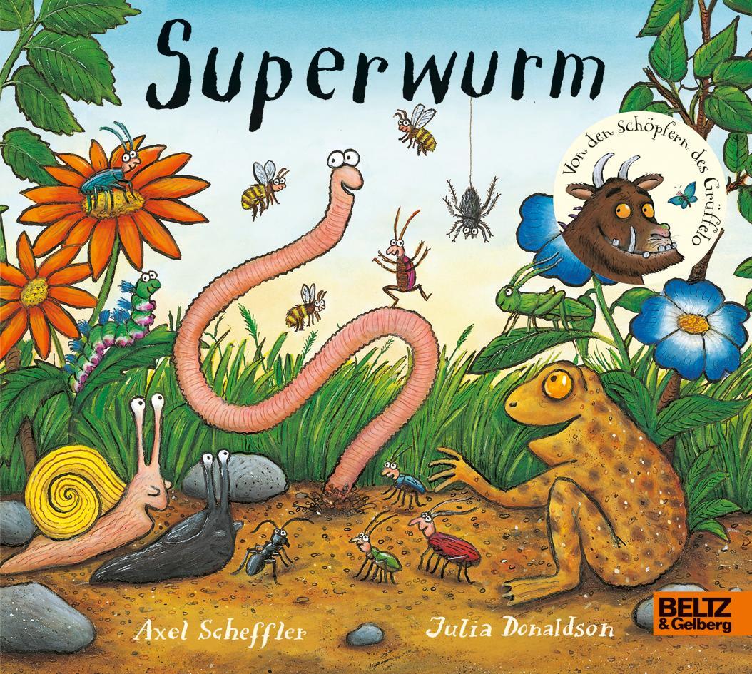 Cover: 9783407821218 | Superwurm | Vierfarbiges Pappbilderbuch | Axel Scheffler (u. a.)