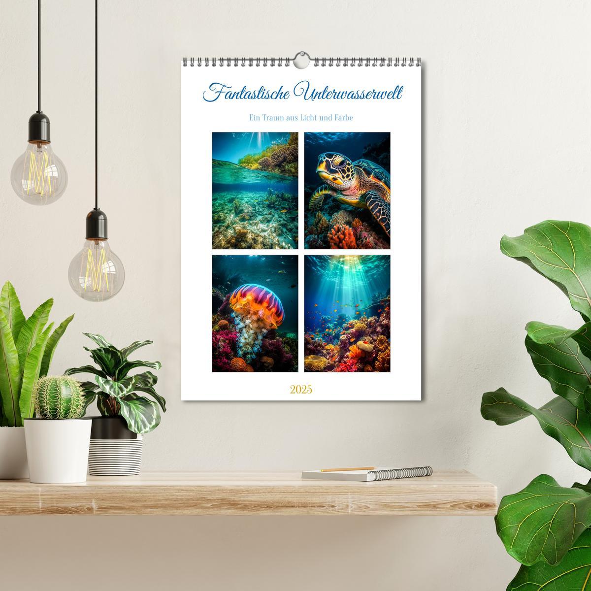 Bild: 9783435876105 | Fantastische Unterwasserwelt (Wandkalender 2025 DIN A3 hoch),...