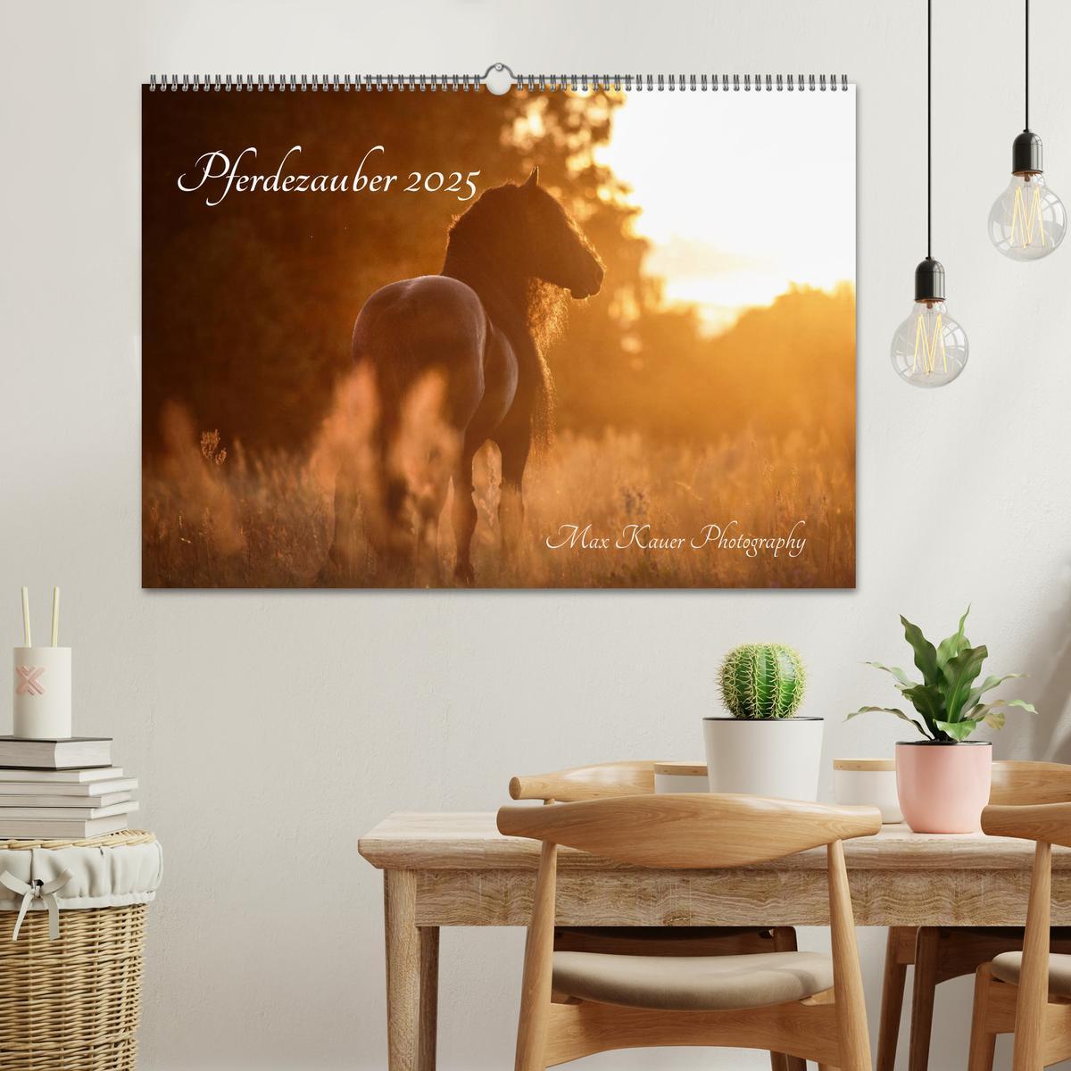 Bild: 9783435288878 | Pferdezauber 2025 (Wandkalender 2025 DIN A2 quer), CALVENDO...