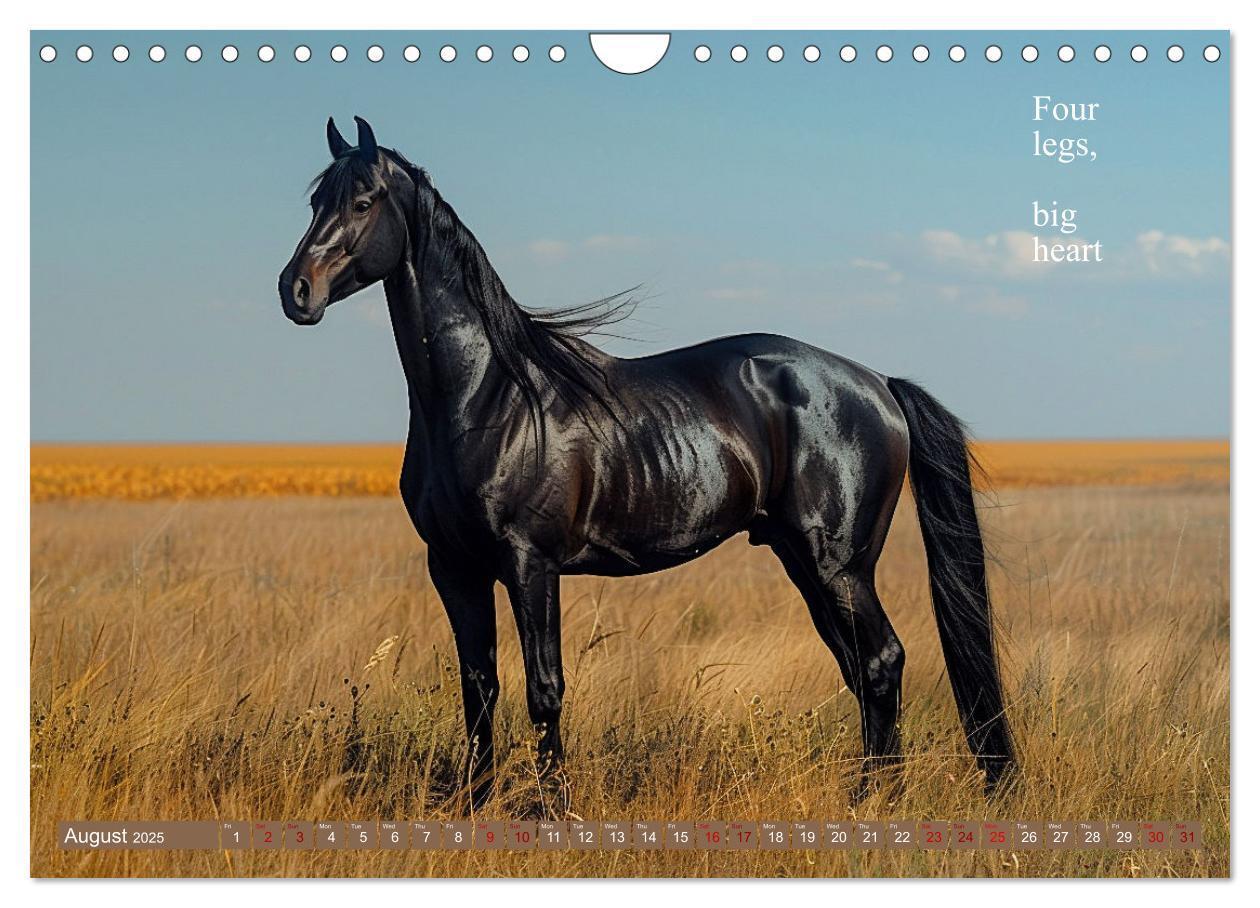 Bild: 9781325980727 | A Horse Makes You Complete (Wall Calendar 2025 DIN A4 landscape),...