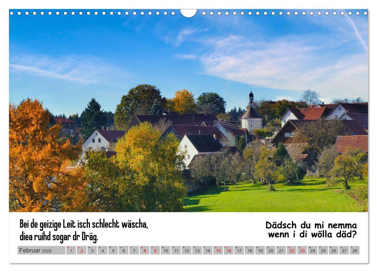 Bild: 9783383868900 | Schwäbische Sprichwörter 1 Wi ma hald so said! (Wandkalender 2025...