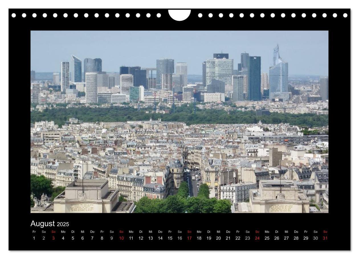 Bild: 9783435721139 | Paris von oben (Wandkalender 2025 DIN A4 quer), CALVENDO...