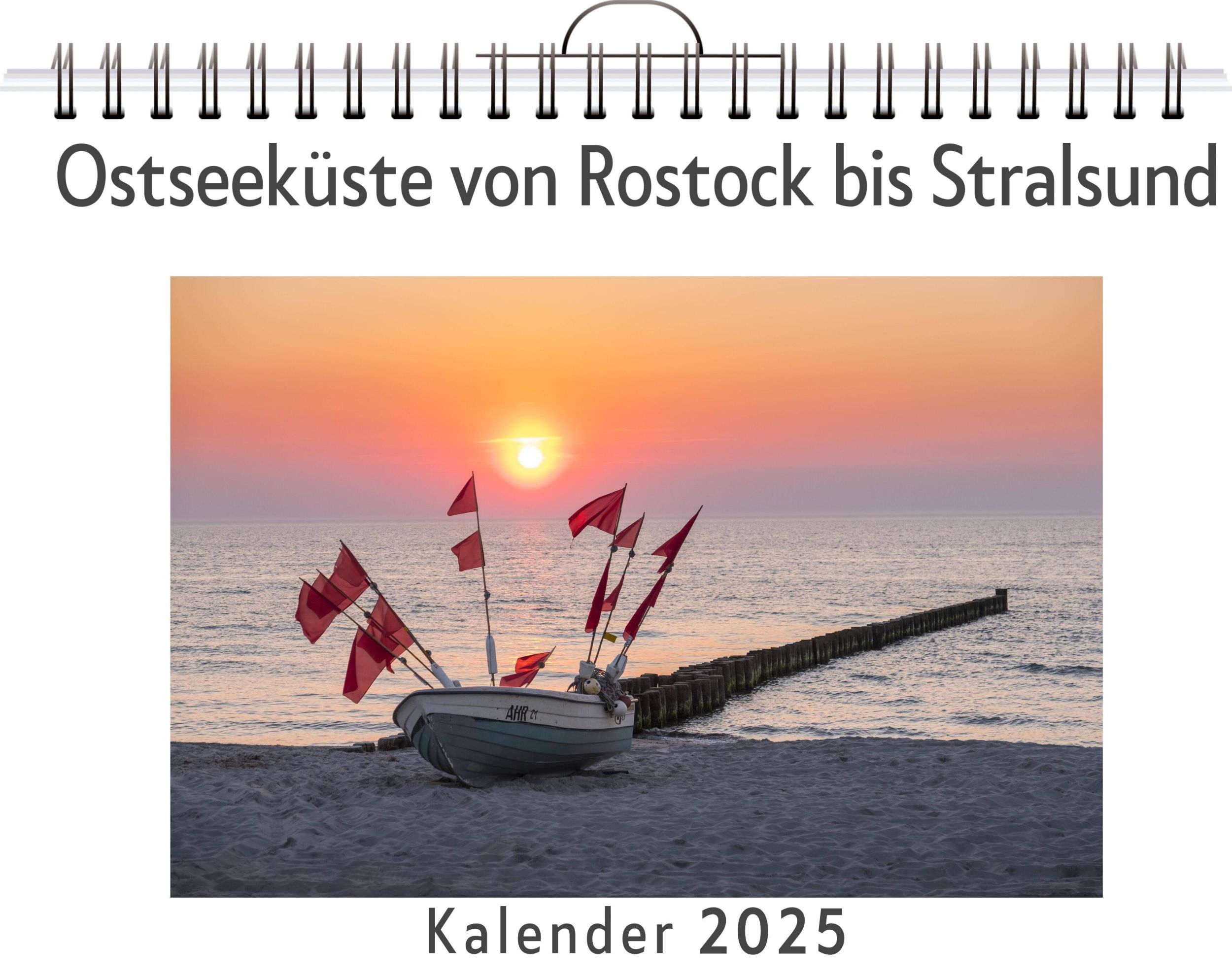 Cover: 9783759126375 | Ostseeküste von Rostock bis Stralsund | Felix Scholz | Kalender