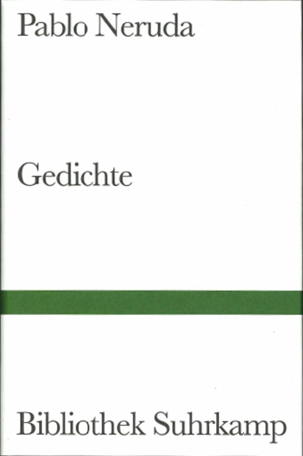 Cover: 9783518010990 | Gedichte | Spanisch und Deutsch | Pablo Neruda | Taschenbuch | 267 S.