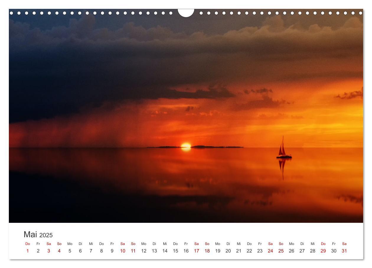 Bild: 9783435003402 | Segeln - Kurs aufs offene Meer. (Wandkalender 2025 DIN A3 quer),...