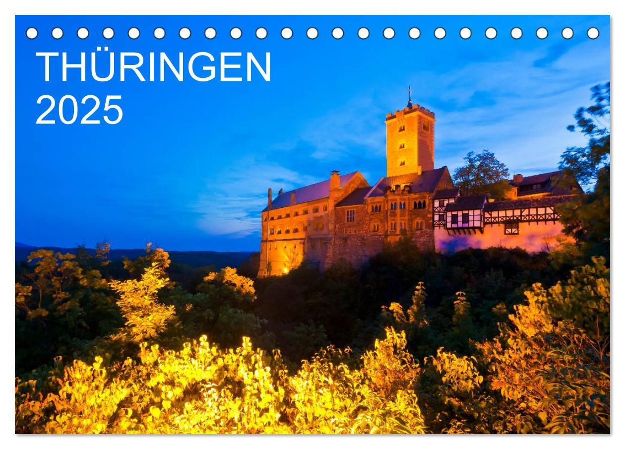 Cover: 9783435799619 | THÜRINGEN 2025 (Tischkalender 2025 DIN A5 quer), CALVENDO...