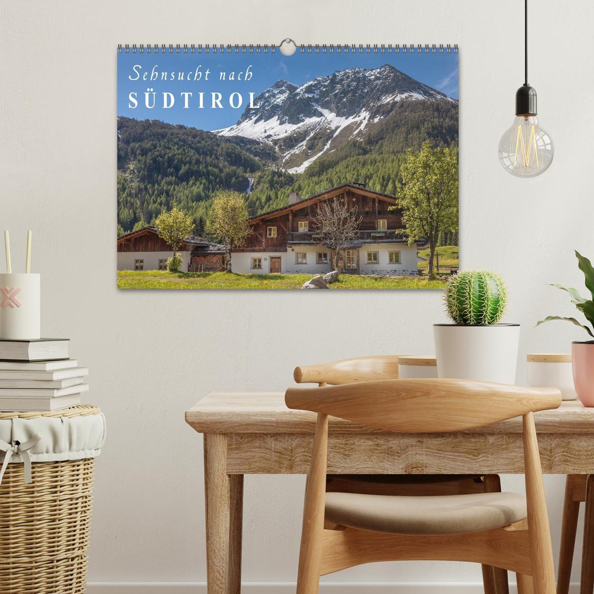 Bild: 9783435682362 | Sehnsucht nach Südtirol (Wandkalender 2025 DIN A3 quer), CALVENDO...