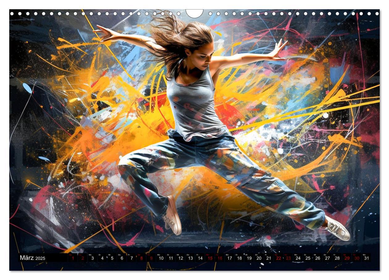 Bild: 9783383877179 | Color Dance Art (Wandkalender 2025 DIN A3 quer), CALVENDO...