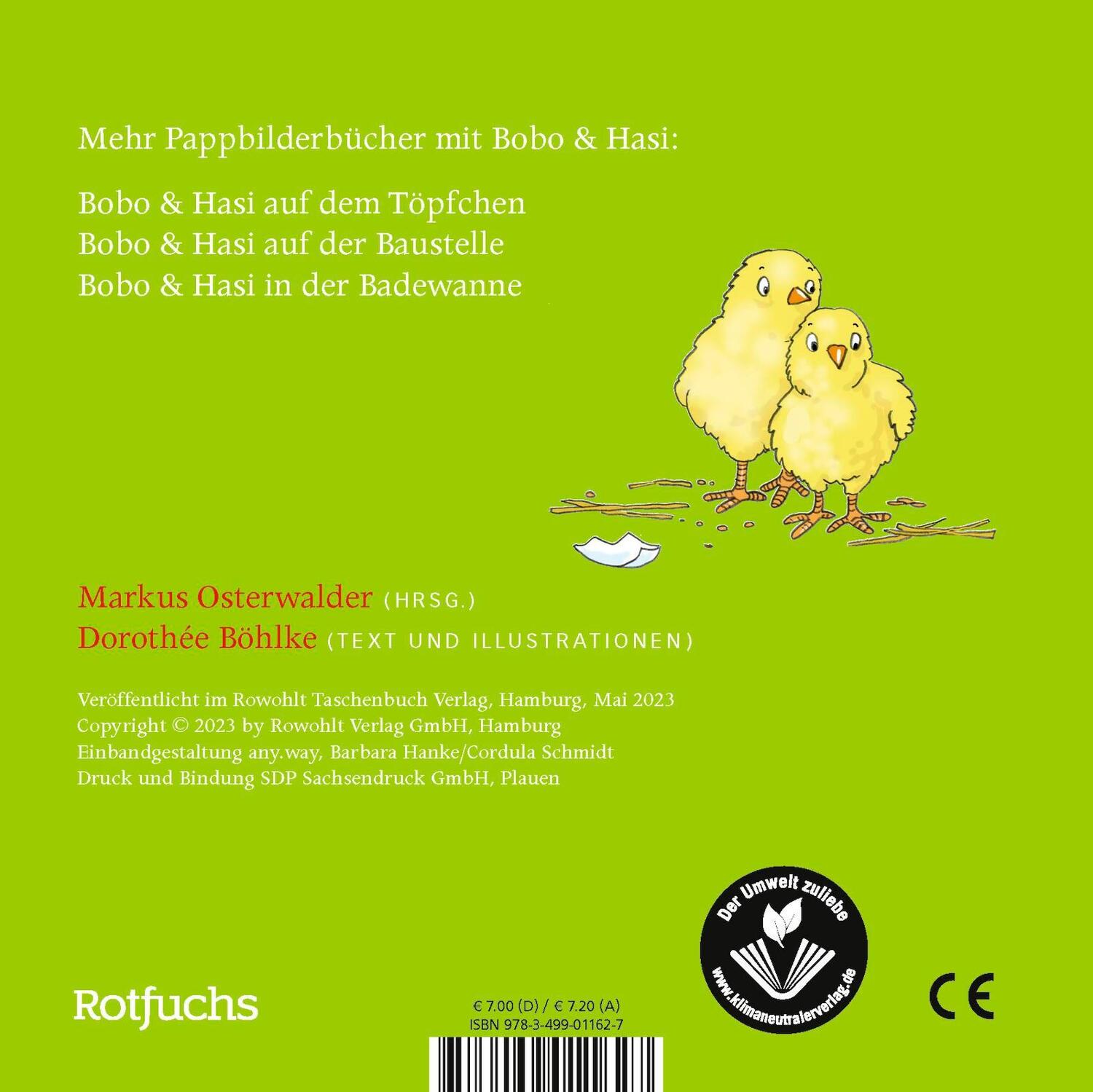 Rückseite: 9783757100537 | Bobo &amp; Hasi auf dem Bauernhof | Pappbilderbuch ab 12 Monaten | Böhlke