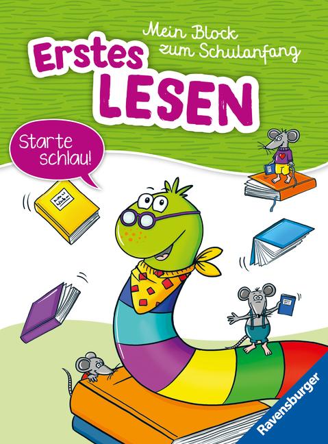 Cover: 9783473489022 | Ravensburger Mein Block zum Schulanfang: Erstes Lesen - Rätselblock...