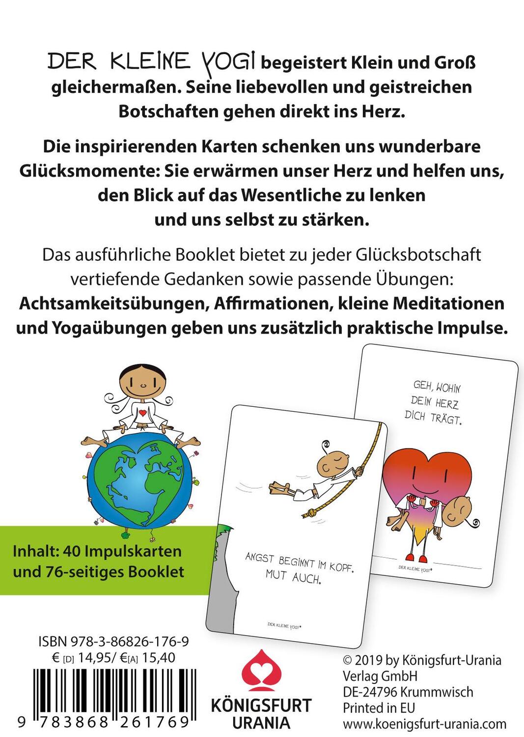 Rückseite: 9783868261769 | Der Kleine Yogi. Glücksbotschaften | Barbara Liera Schauer | Broschüre