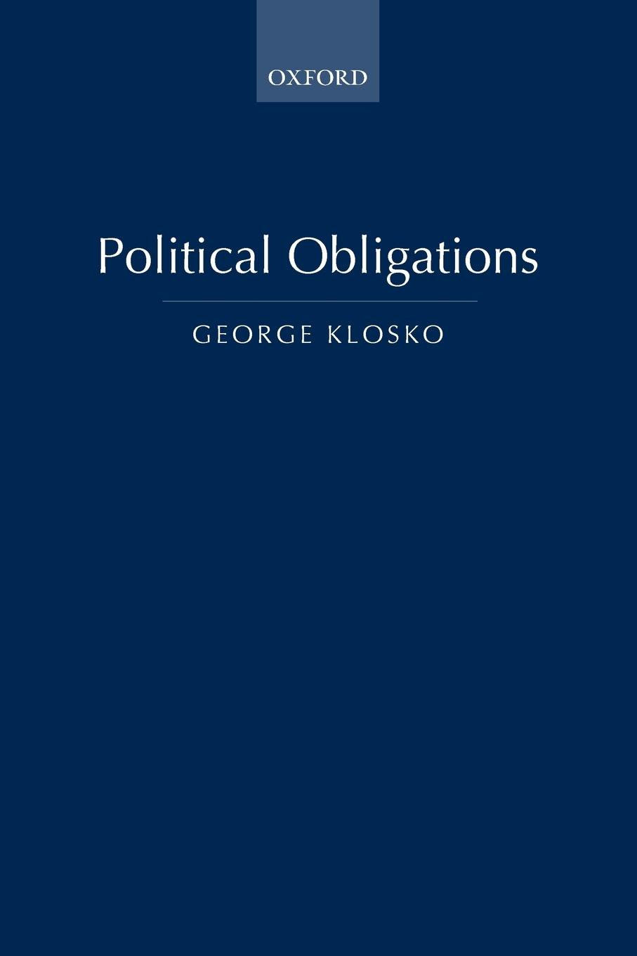 Cover: 9780199551040 | Political Obligations | George Klosko | Taschenbuch | Englisch | 2008