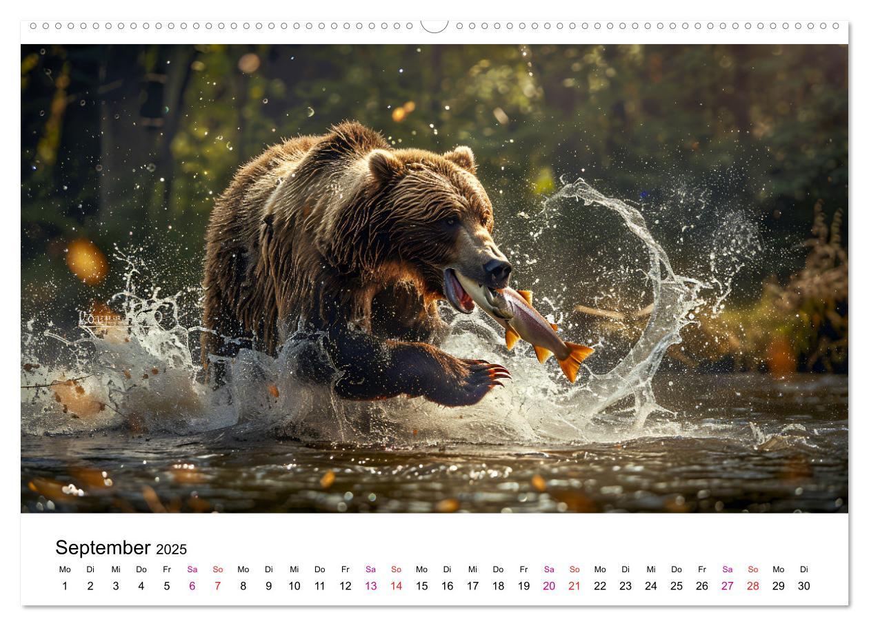 Bild: 9783457170458 | Bären - gefährlich nett (Wandkalender 2025 DIN A2 quer), CALVENDO...