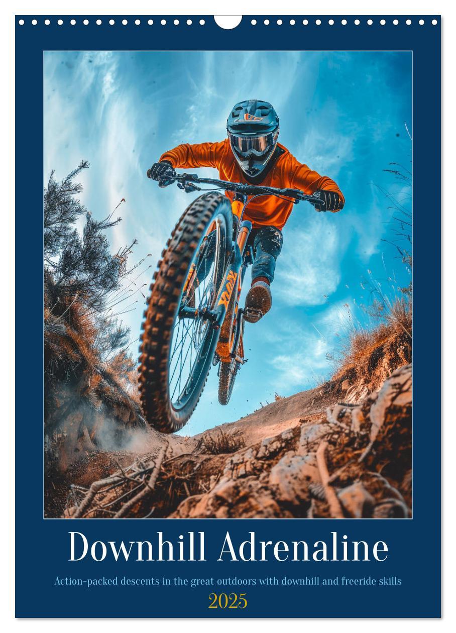 Cover: 9781325978588 | Downhill Adrenaline (Wall Calendar 2025 DIN A3 portrait), CALVENDO...