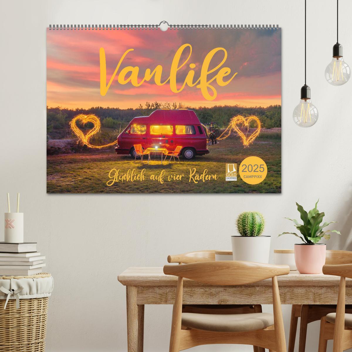 Bild: 9783383982545 | Vanlife - Glücklich auf vier Rädern (Wandkalender 2025 DIN A2...