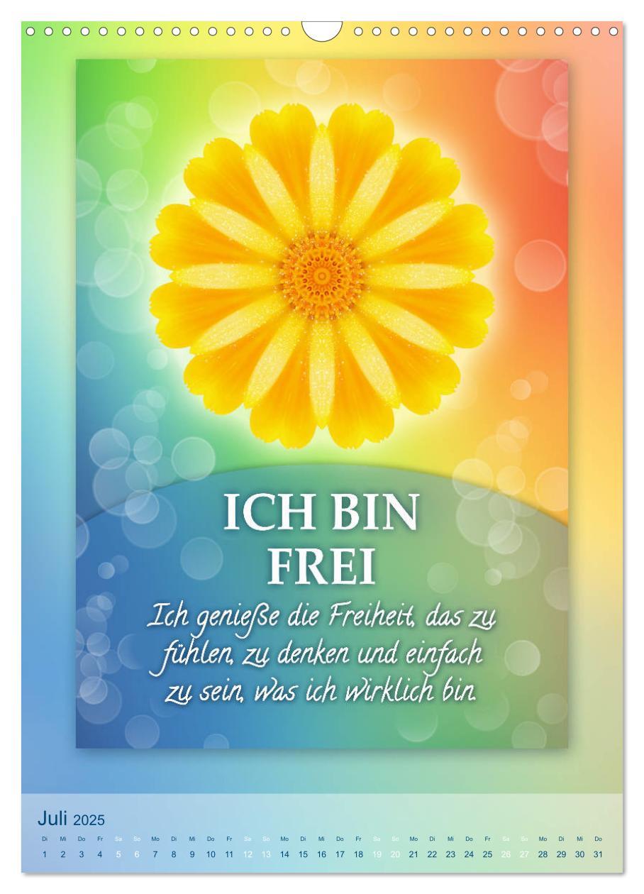 Bild: 9783435998333 | ICH BIN Licht und Liebe - Kalender (Wandkalender 2025 DIN A3 hoch),...