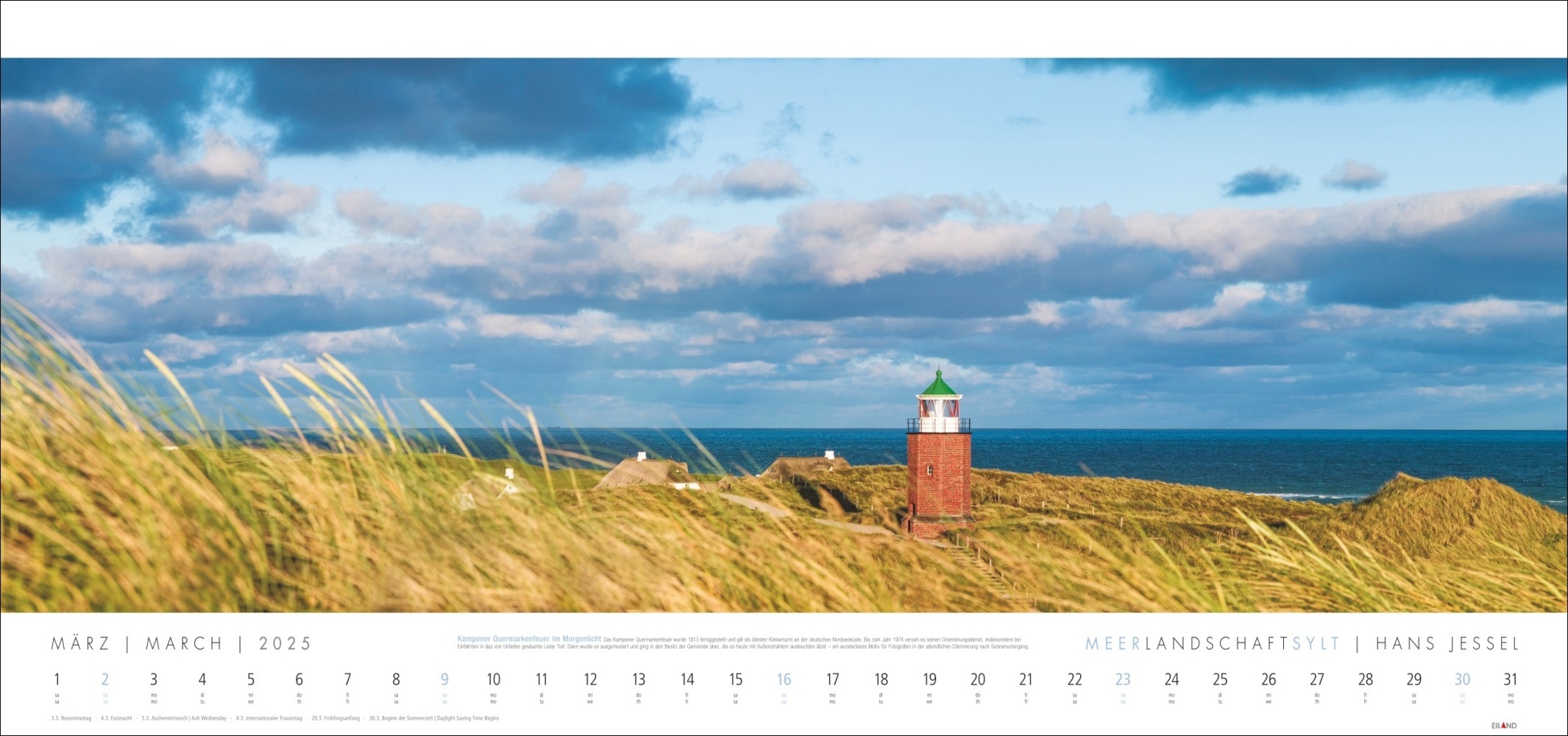 Bild: 9783964023544 | Meerlandschaft SYLT Kalender 2025 - Hans Jessel | Hans Jessel | 13 S.