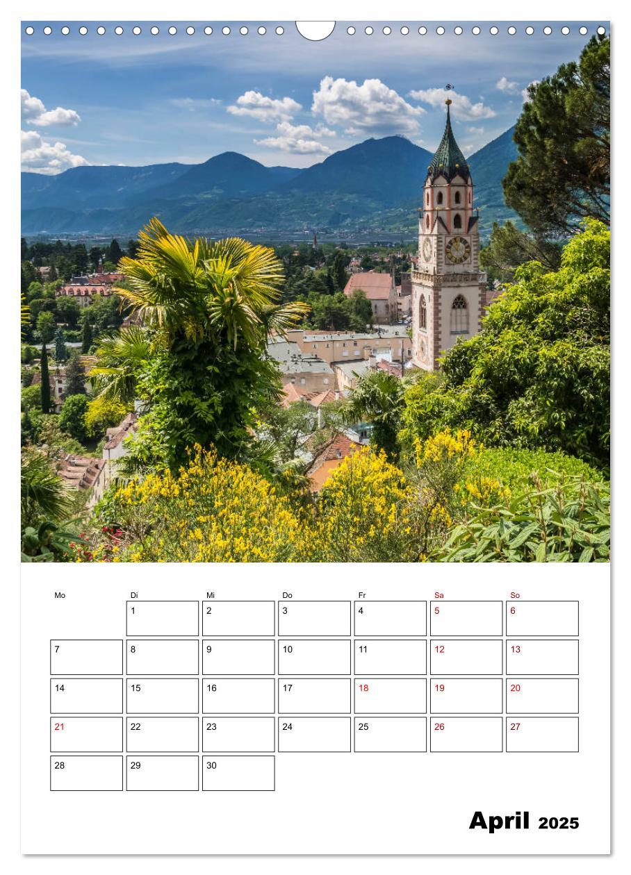 Bild: 9783457001721 | MERAN Terminplaner (Wandkalender 2025 DIN A3 hoch), CALVENDO...